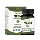 ORGANIC SPREE Neem 120 Tablets | Azadirachta Indica (Neem) | USDA Organic Certified | Healthy Skin and Detox* | Dietary Supplement - 120tab