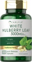 Carlyle Mulberry Leaf Extract TEN 3000mg TENED 100 Capsules TENIDA Non-GMO y Gluten Free Herbal Supplement