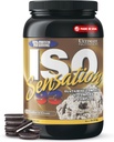Ultimate Nutrition Whey Protein Isolate Powder with Glutamine Complex, ISO Sensation 93 - Whey Protein Powder with Added Colostrum for Enhanced Recovery, Immunity & Gut Health - Cookies N Cream, 2lbs