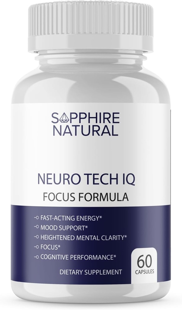 Ametlik... Neurotech IQ Brain Supplement - Neurotech Iq Focus Formula Enhancement Pills (60 kapslit)