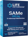 Life Extension Same, Mood, Joint & Liver Support, Glutenvrij, Non-GMO, Vegetarisch, 30 tabletten