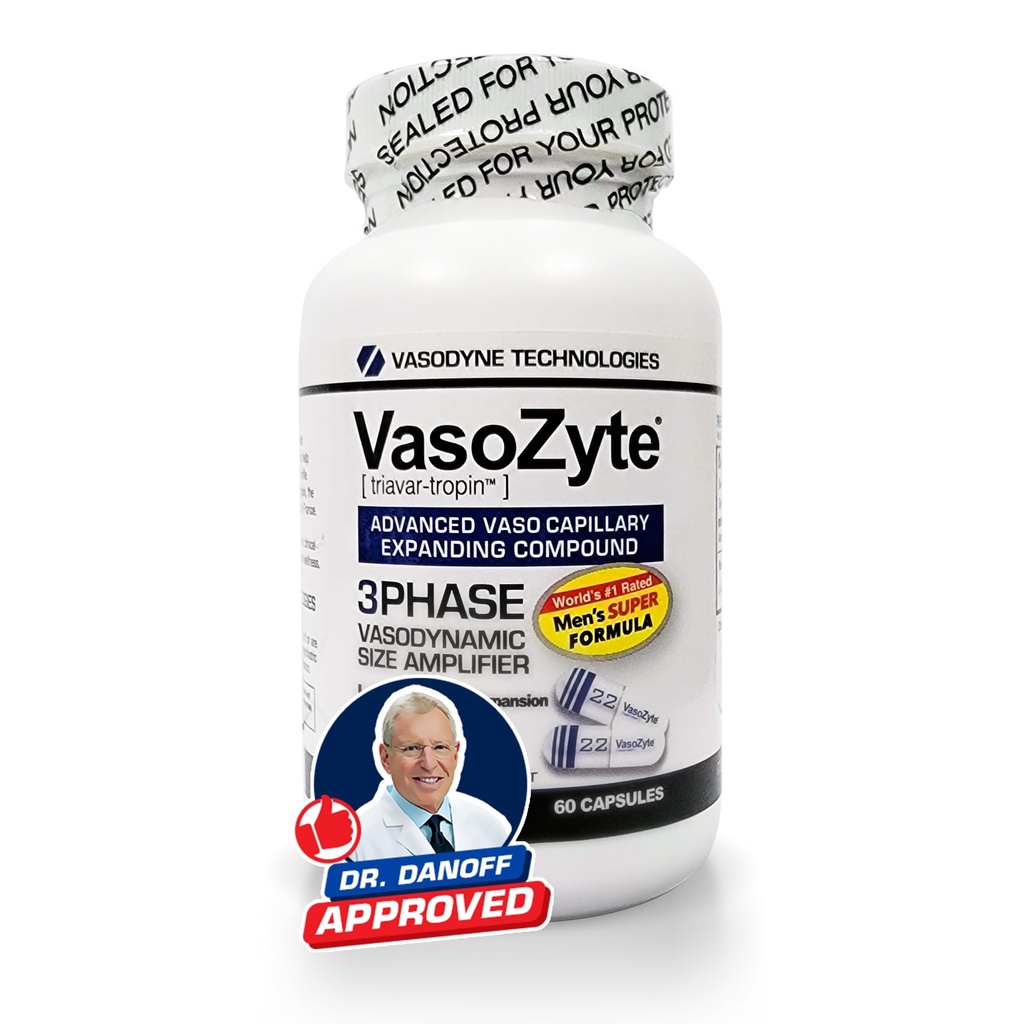 VasoZyte - Supports Nitric Oxide & Healthy Blood Flow - with Our Exclusive Formula Featuring Oligopin, and Our Crystal Pure Extraction Process - for Well-Being - 30 Day Supply - 60 Capsules