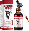Líquid Irons suplementaris per als Dogs, LiquiI Iron amb Vitamina C i B12,Supports Anemia, Nivells d'Enrisió baixa i Lethargia, Promotors Blood Salut, ajuda amb Formation of Red Blood