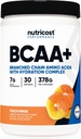 Nutricost BCAA + Hydtion Powder (Peach Anells) 30 Servings - La cadena amb amino Acids amb el complex de Hydra - Guten-Free, No-GMO