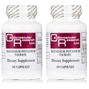 Cardiovascular Research Magnesium-Potassium Taurate - Patent Pending - 60 Veggie Caps X 2 Bottles