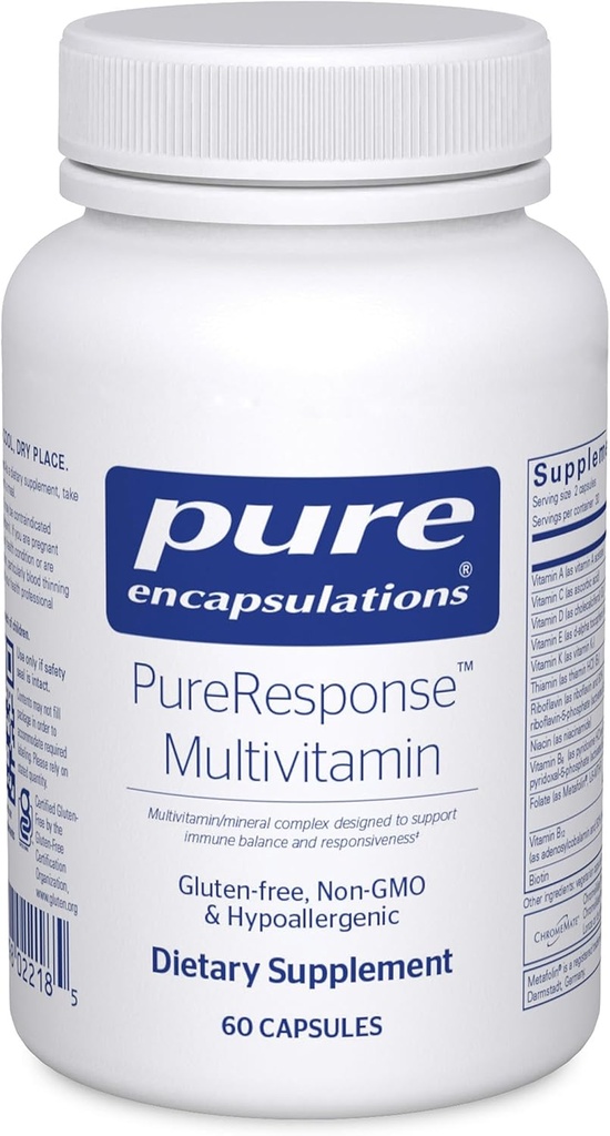 Pure Eremonions PureRespose Multivitamin Support for Imne balance and Respersives
