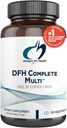 Progetti per la salute DFH Multi completo - Integratore Multi Vitamina + Minerale Comprehensive con Folate, 1000 Vitamina IU D, Vitamine di Supporto Immune - Multivitamina senza Rame, No Iron (120 capsule)