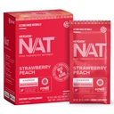 Pruvit - Keto//OS NAT - Strawberry Peach Charged Drink Mix with C-Med 100, L-Taurine, Vitamins B6 & B12, Ketone Supplement - 18.5g