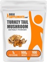 BulkSupplements.com Turkije Tail Mushroom Extract Poeder - Coriolus Versicolor Extract, Mushroom Supplement - Vegan & Glutenvrij, 1g per portie, 100g (3,5 oz) (pakket van 1)