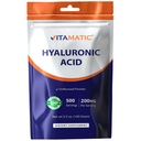 Vitamatic Hyaluronic Acid Powder 200mg - Supports Healthy Connective Tissue and Joints - Promote Youthful Healthy Skin - 100 Gram