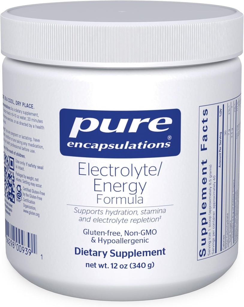 Rena inkapslingar Electrolyte / Energy Formel - 340 gram
