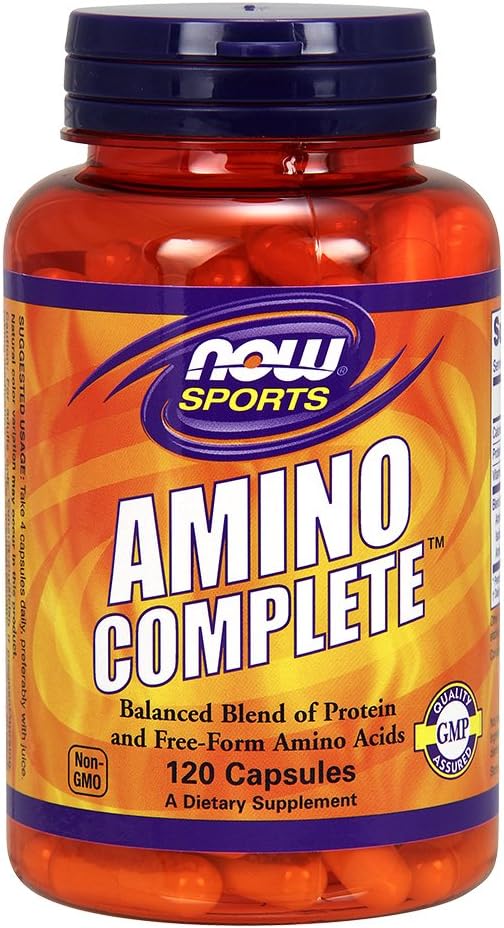 NOW Amino Complete, 120 Kapseln (Pack von 2)