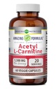 Amazing Formulas Acetyl L-Carnitine Hcl 1500 Mg | Veggie Capsules Supplement | Non-GMO | Gluten-Free | Made in USA (1 Pack | 60 Count)