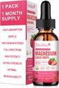 Liquid, High Potency Magnesium Glycinate, Citrate, Sugar Free Vegan Non-GMO Complex supplement Promotes Nerv, Relaxation, Muscle,Sleep Support*