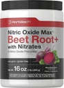 Horbaach Nitric Oxide Powder , 16 oz - supplement for Men | with Beet Roots - Mixed Berry Flavor , Vegan, Non-GMO ' Gluten Free