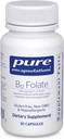 Pure Encapsulations B12 Folate - Energy supplement to Support Nerves, Energy Metabolism &apos; Cognitive Support* - with Vitamin B Folate as Metafolin - 30 Capsules