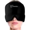 TheraICE Migraine Relief Cap | Soothing Headache Hat Ice Pack Mask | Face Cold Compress Cooling Gel Head Wrap Products for her Sinus Tension Stress Hangover & Puffy Eyes | Great Birthday Gift for Mom