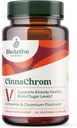 Bioactive Nutrients CinnaChrom Kosttilskud - Chrom Picolinate, Cinnamel Kapsler - Naturlige ingredienser for den samlede sundhed - Vegetabilske supplement, Gluten- fri, 120 Kapsler