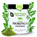 Moringa pó Orgânico certificado Moringa Folha em pó, Moringa Oleifera - Rico em antioxidantes e vitamina imunitária, Superalimentos para o chá Moringa, Moringa bebida, Índia cresceu, Vegan -7,05 OZ