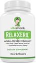 VitaMonk Relaxeril ™ All- Natural Muscle Relaxer - Muscle Relaxer Dodatek - Kompletní Muscle Relaxing Formule