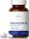 Magnesio Glycinate – Gentle & Magnesio altamente assorbibile per il sonno, Rilassamento muscolare & salute del cuore | Complesso Magnesio Chelato per l'energia & Bone Support | 90 capsule