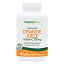 NaturesPlus Orange Juice Chewable Vitamin C - 500 mg, 90 Tablets - High Potency Immune & Vascular Health Support Supplement, Antioxidant - Gentle On Stomach - Vegetarian, Gluten-Free - 90 Servings