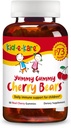 NORTH AMERICAN HERB & SPICE Kid-e-kare Yummy Gummy Cherry Bears - 60 Real Cherry Gummies - Daily Immune Support for Children - P73 Oreganol & Black Seed Oil - Ez-GMO - 30 zerbitzatu