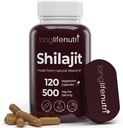 Shilajit Pure Himalayan 提取500mg,含15%的富尔维酸500mg - 120 植物胶囊,4个月供应,生命和精神清晰的有机补充,美国制造,Gluten Free, Non-GMO