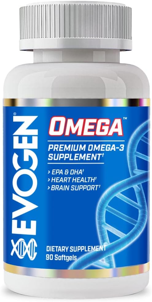 Evogen Omega Fish Oil | Suplemento Omega-3 Premium | Benestar global | EPA & DHA | 90 Softgels