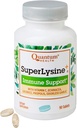 Quantum Health SuperLysine+ Advanced Formula Immune Support Supplement Lysine 1500 mg, Vitamin C Echinacea Licorice Bee Propolis & Odorless Garlic Daily Wellness Blend für Damen und Herren - 90 Tabletten