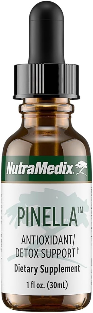 NutraMedic Pinella - Flydende anise dråber til at hjælpe støtte Detox, Cleansing, Koncentration & Brain Health - Pimpinella Anisum Extract kan hjælpe med at bekæmpe lejlighedsvis hjerne tåge (1 oz / 30 ml)