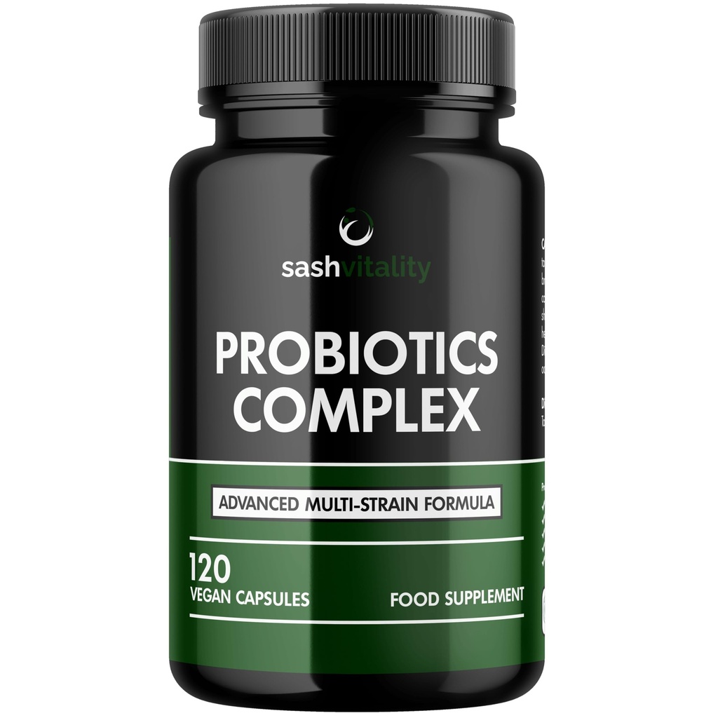 Probiotics & Prebiotics | 435 Billion CFU | Bio Cultures Complex | 120 Vegetarian Capsules for Women & Men - Lactobacillus Acidophilus, Bifidobacterium, Rhamnosus & Reuteri - Advanced Multi-Strain