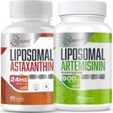Lipomal Astaxanthin 24MG dengan Artemisinin 600 mg