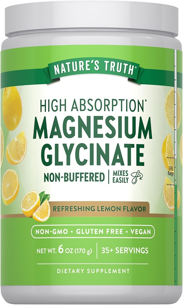 Nature's Truth Magnesium Glycinate Powder 