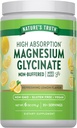 Naturaren Egia Magnesium Glycinate Powder | 6 oz | Lemon Flavor | Absorption altua | Vegan, Gluten Free Supplement