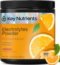 KEY NUTRIENTS Multivitamine Electroliti pulbere fără zahăr - Tany Orange Electrolit pulbere - Endurance & Energy Supplement - Hydration Powder - No Calories - 90 Servings - Made in USA