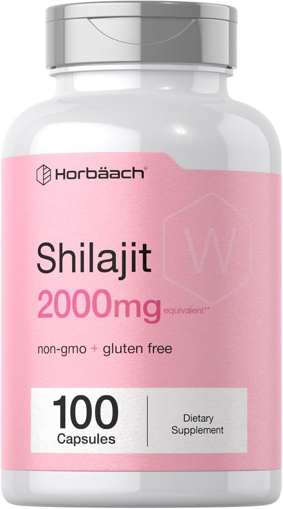 Horbaach Shilajit moterims 124; 100 kapsulių