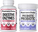 Лекарски CHOICE Prebiotic-Probiotic + Digestive Multi-ензими 60CT - Храносмилателен Здраве Bundle