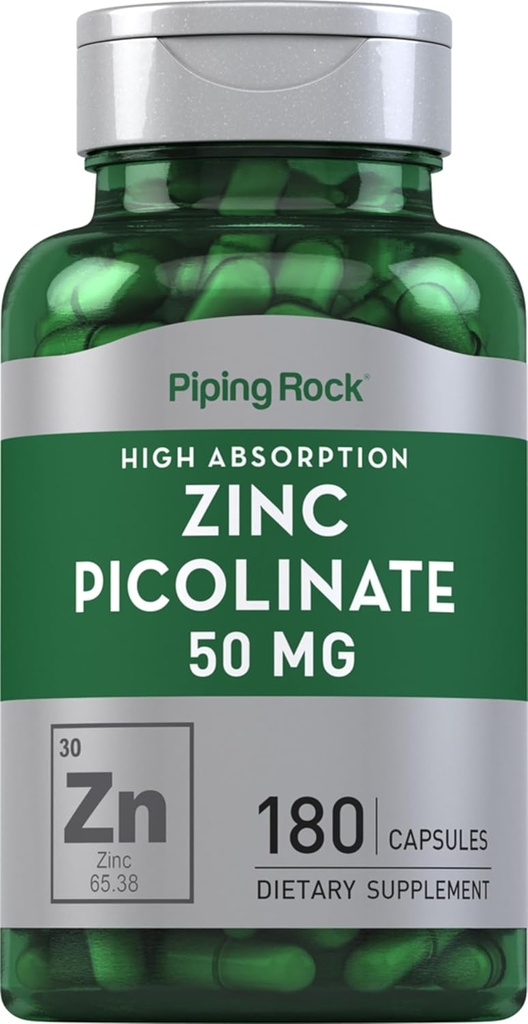 Piping Rock Zinok Picolinate 50mg 