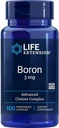 Life Extension DHEA 25mg och Boron 3mg - Kosttillskott för hormonbalans, benhälsa, immun och nervsystemsupport
