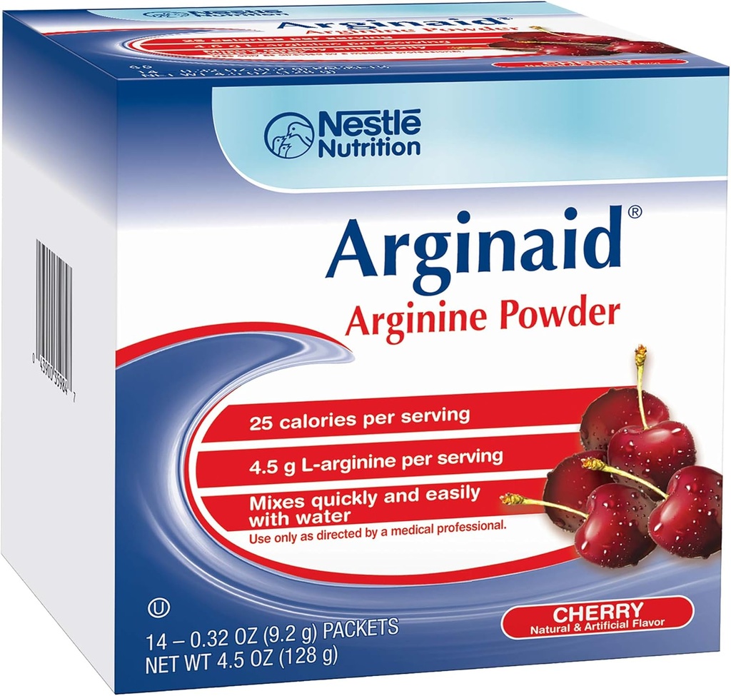 Arginid Arginine Powder Beck, Cirera - Necessita universals per a Wound Care - 0. 32 paquets d' OZ (14 CT/Pck) (Pack de 2)