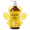 Omega 3 Fish Oil for Dogs Skin and Coat - Wild Alaskan Pollock Oil for Itchy Skin- Omega 3 Fatty Acids - Vet Approved Liquid EPA & DHA Supplements - with Zinc, Vitamin C, B2, B7 & E - 16 Fl Oz