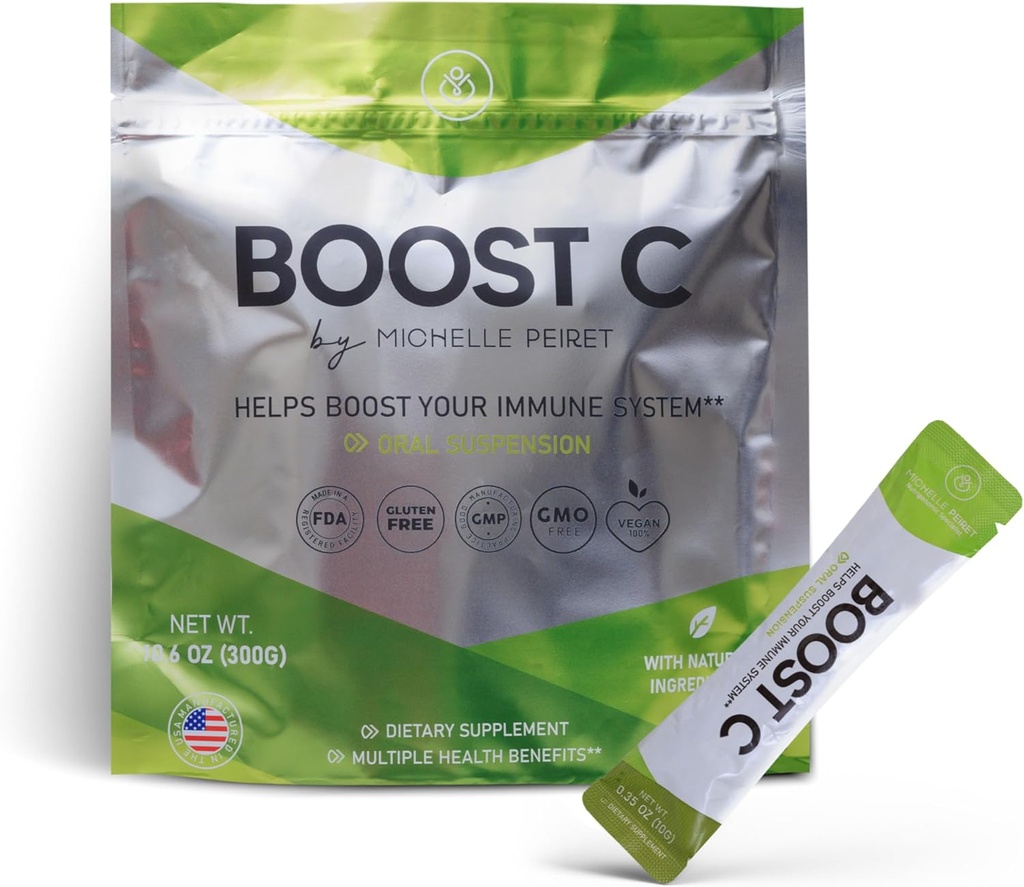 Vitamin C Powder | Non-GMO | Ideal to Enhance Smoothies, Shakes & Beverages | Nutrient-Rich Formula | 30 Servings |