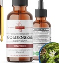 Goldenseal Tincture | Goldenseal Root'dan Premium Alkol-Free Herbal Özü / Liquid Botanik Eksperisisi / Xüsusi Herbal Formula / Made in USA - 2 oz (60 ml)