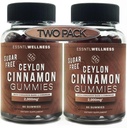 Ceylon Cinnamon Sugar Free Gummies, (120ct 2,000mg/Serving) Joint Support, Antioxidant, Delicious Sugar Free Apple Pie Gummies, Vegan and Gluten Free