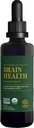 Global Healing Center Brain Health - USDA Organic Brain Supplements for Memory & Focus - Nootropics תוסף ל- Combat Mental Fog, Advanced Focus Factor for Adults Extra Power - 2 Fl Oz