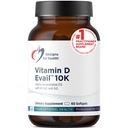 Designs for Health D-Evail 10K - 10,000 IU Vitamin D Supplement with Vitamin K (K1, K2 as MK-4) + GG - Bone, Cardiovascular + Immune Support - Improved Bioavailability Vitamin D3 (60 Softgels)