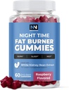 Night Time Fat Burner Gummies, Sleep Support & Kilo Səyahət Təhlükəsizlik Təhlükəsiz və Metabolizma İnkişaf, Kənd Belly Fat, Siz Yatmaq və Qadınlar üçün Nighttime Diet Gummies 60ct