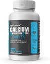Calcium Magnesium Zync Supplement - 3n-1 Complex with 1000mg Calcium, 500mg Magneium, 10mg Zync - Barbon, Bemy & Immumun รองรับ - 270 Tablets, 90 Day September