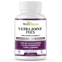 Joint Support Supplement with Glucosamine Chondroitin MSM Turmeric Boswellia - for Men and Women - Promotes Mobility, Flexibility, and Comfort - Made in USA - 90 Capsules